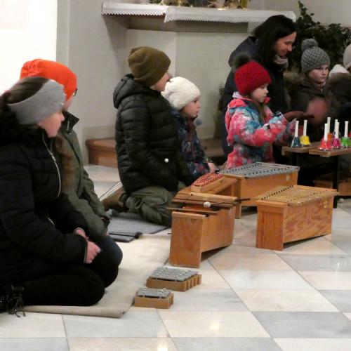 Musikalische Gestaltung der Kinder