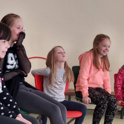 Auch die Kindergartenkinder, die im Herbst zu uns in die Schule kommen werden, luden wir ein!