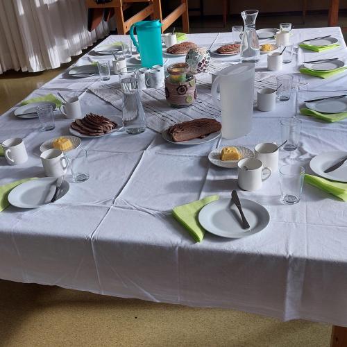 Der Tisch ist gedeckt