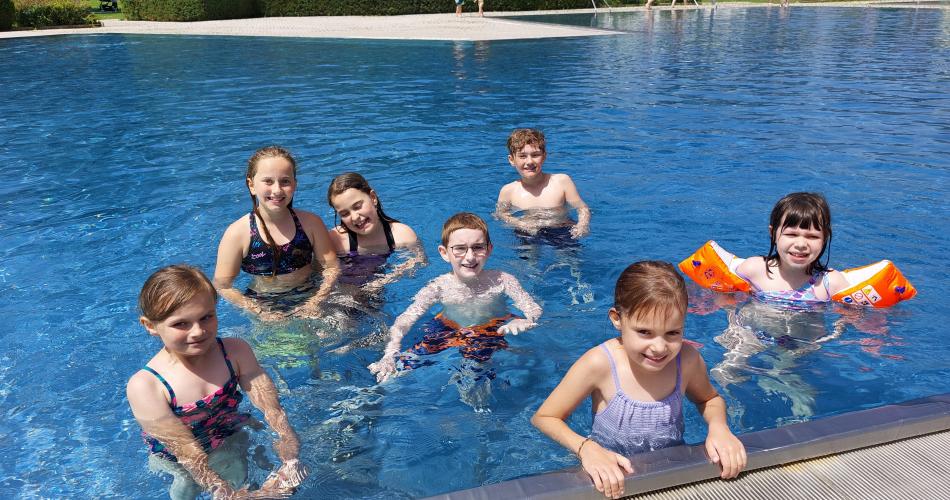 Schwimmen im Freibad in Lienz