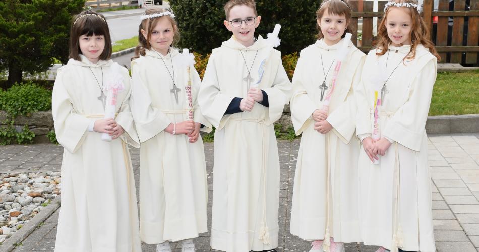 Unsere 5 Erstkommunionkinder