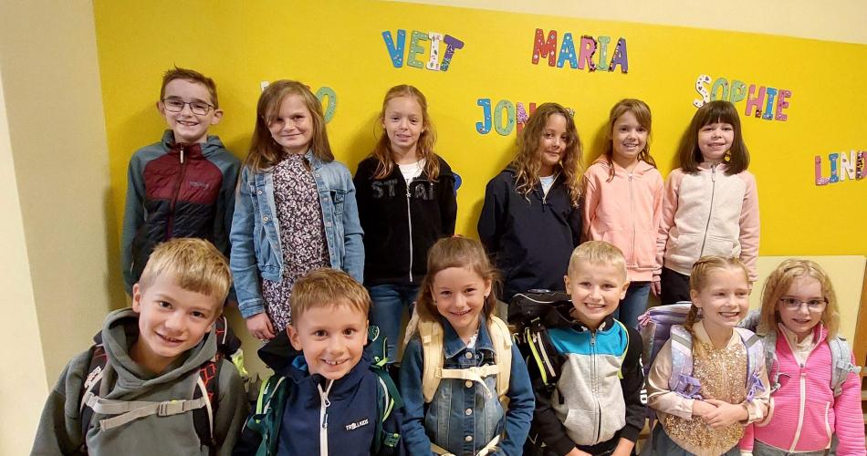 Wir begrüßen 6 Erstklassler an unserer Schule
